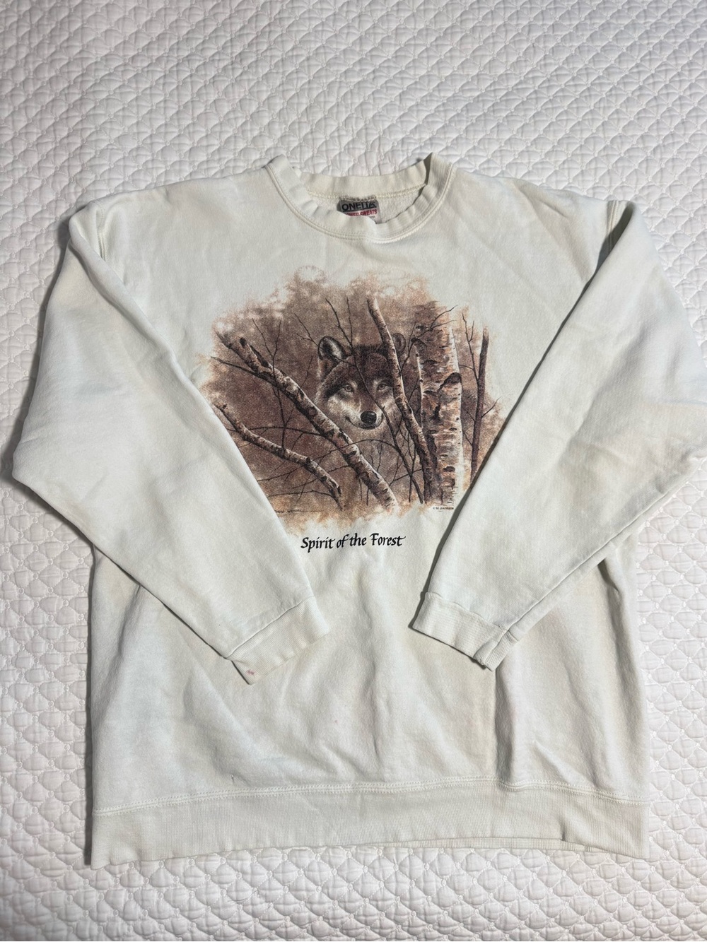 Vintage Spirit of the Forest Graphic Crewneck Sweatshirt